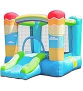 Casa inflable de la despedida del delfín del doctor para los niños, casa animosa con el ventilador interior,...