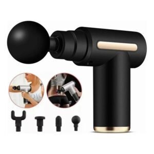 Massageador Pistola 4 Modos 6 Níveis USB - Recarregável e Poderoso!