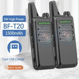 Radio Baofeng Walkie Talkie BF-T20 PAR/2UN - Diminua A Distância!