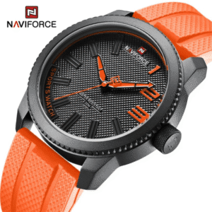 Relógio Unissex Casual Naviforce Silicone Metal - Aventura!